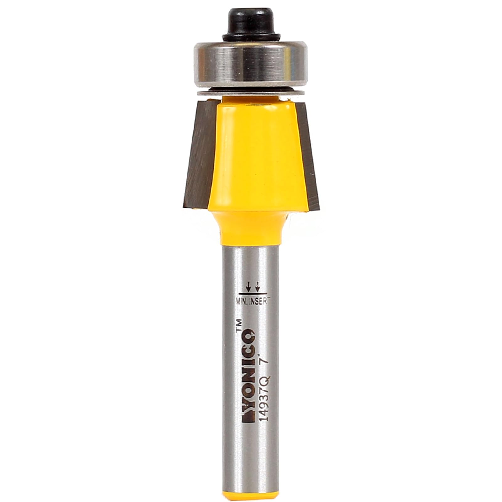 べてぃこ 7 Degree Bevel Trim Router Bit - 1/4